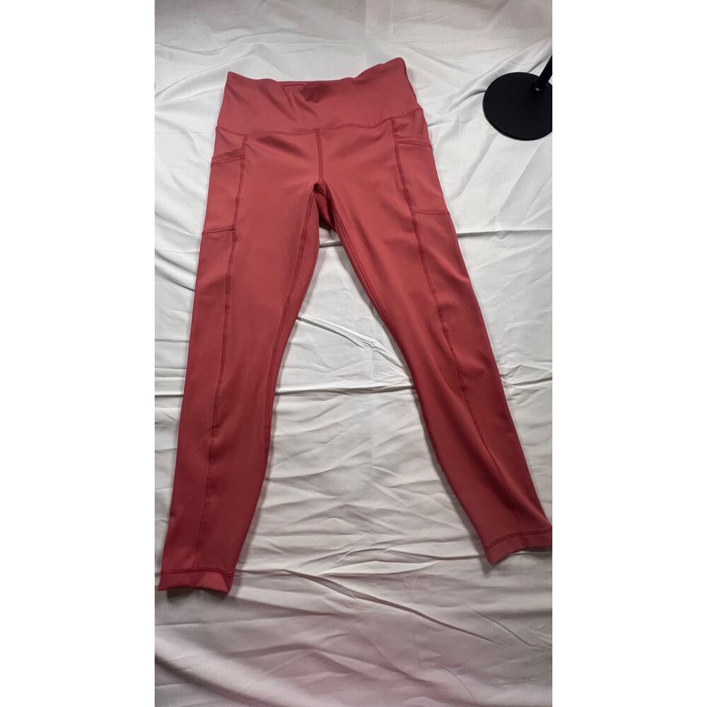 90 Degrees by Reflex Yoga Pants Color pink (salmon) size medium